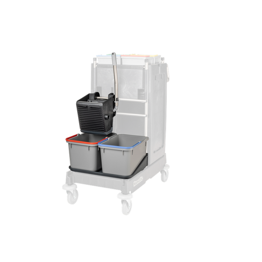 Numatic SRK1S zwart - VA universele pers, 2 x 17 L emmer grijs, kom voor emmer | Pak (1 stuk)