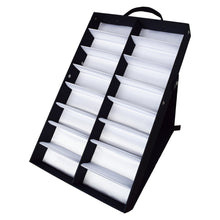 Boîte de présentation NITRAS pour lunettes de sécurité, textile/plastique, noir/blanc | Paquet (1 pièce)
