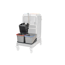 Numatic SRK 1 zwart - universele pers, gepoedercoat, 2 x 17 liter emmer en kom voor 17 liter Pak (1 stuk)