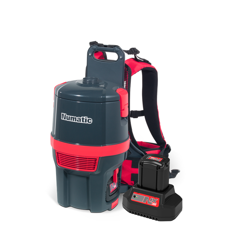 Numatic accu-rugzakstofzuiger RSB150NX/1, grafiet, accessoireset AA30E | Pak (1 stuk)