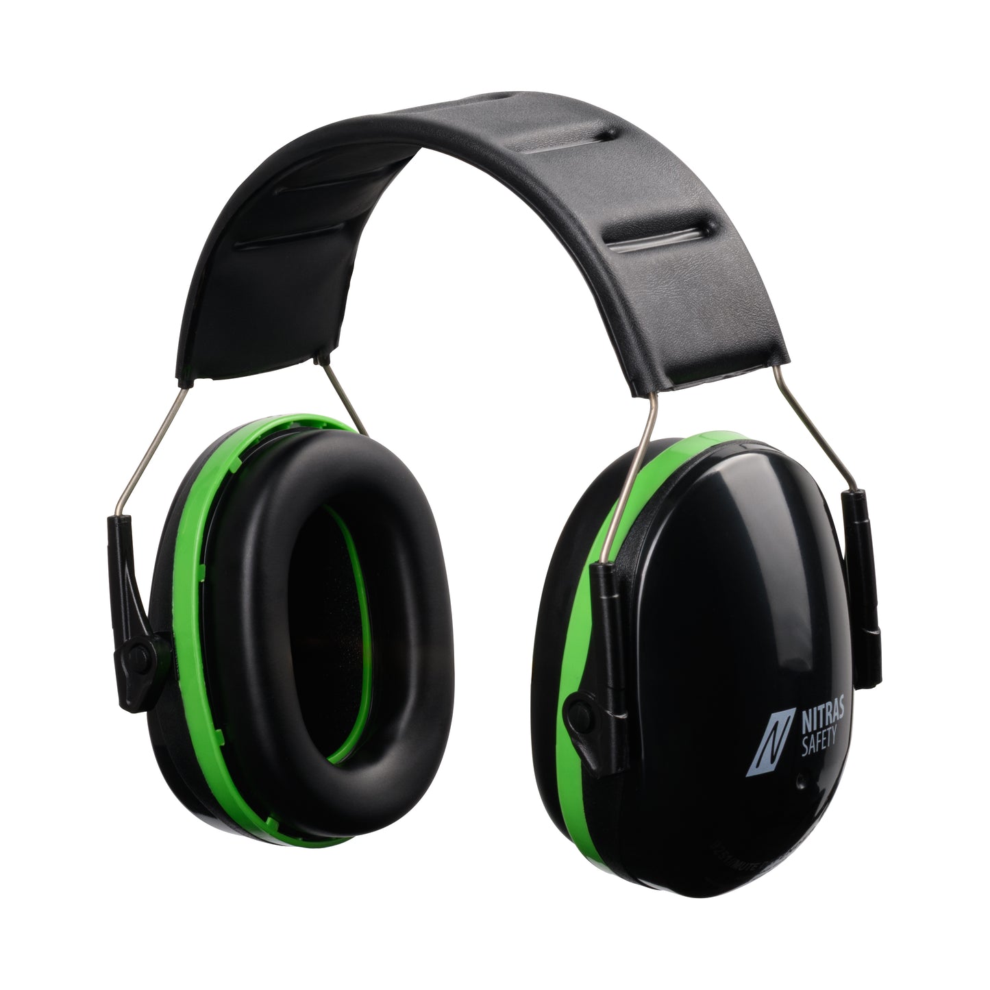 NITRAS MUTE DEFENDER PRO, cache-oreilles, noir / vert, plastique EN 352-1 | Paquet (1 pièce)