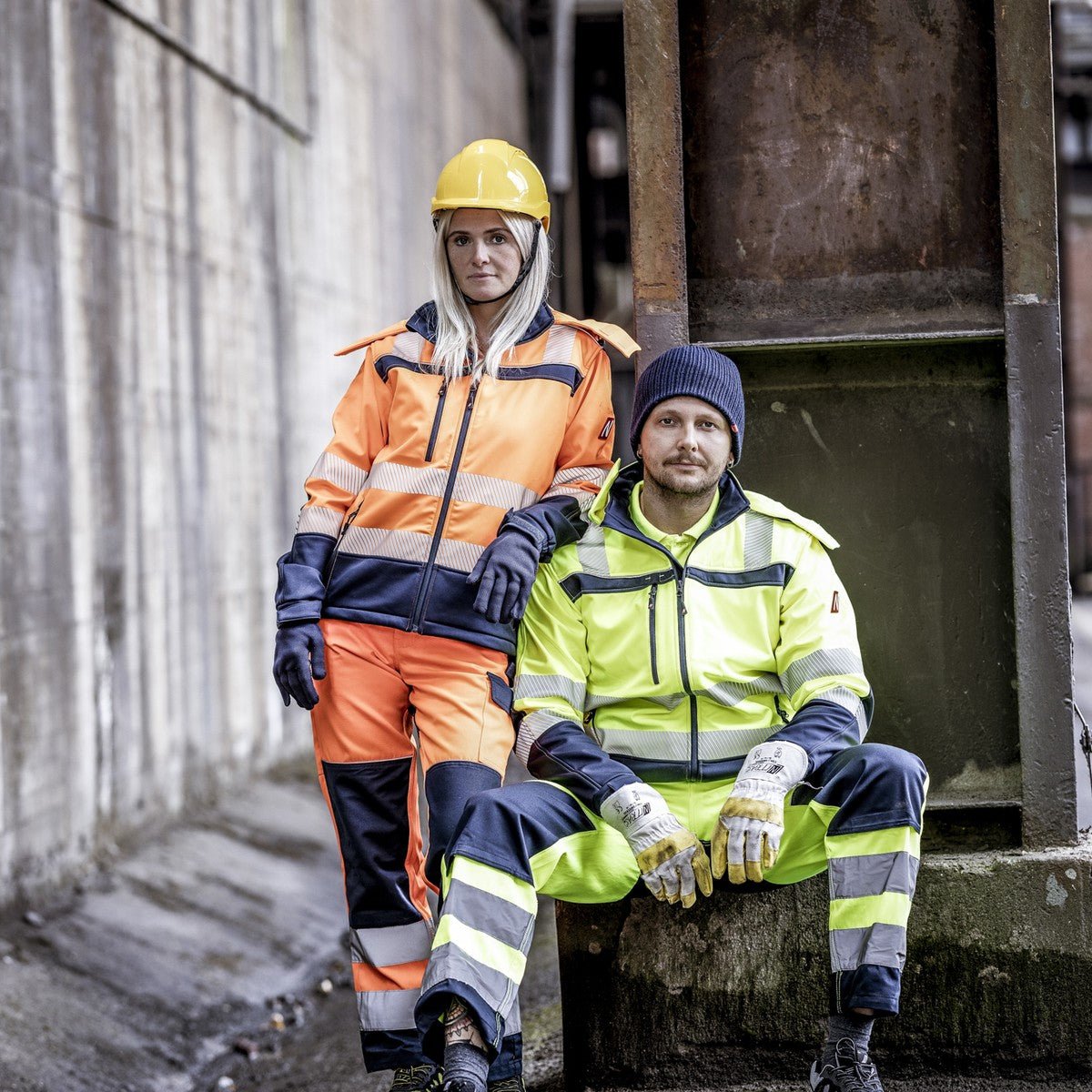 NITRAS MOTION TEX VIZ, veste softshell haute visibilité