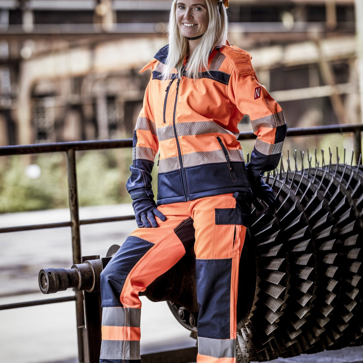 NITRAS MOTION TEX VIZ, veste softshell haute visibilité