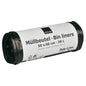 Een rol Abena Re-Seller GmbH vuilniszakken 30 L, 500x600 mm, 4,5 my HDPE, grijs, is voorzien van een wit etiket met het opschrift "Vuilniszakken - Bin Liners" en bevat 50 zakken per rol.