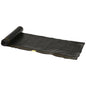 Un rouleau de sacs poubelle Abena Re-Seller GmbH 120 L, avec lien coulissant, 700x1010mm 55 my Noir (10 sacs/rouleau), avec un déroulement partiel sur fond blanc - idéal pour l'élimination des charges lourdes.