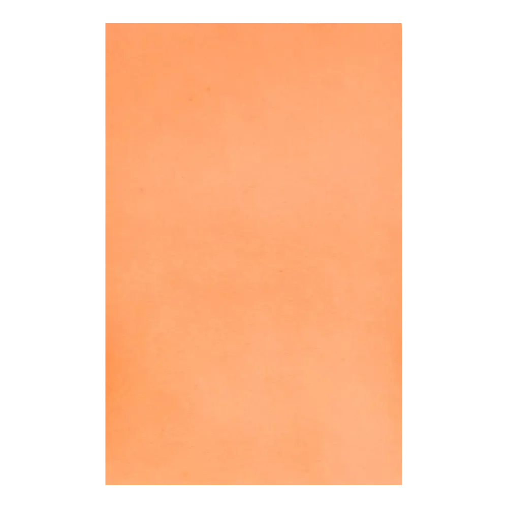 Een eenvoudige, egaal oranje achtergrond met structuur, die doet denken aan het AMPri Dental Kreppauflage Tray-filterpapier van AMPri Handelsgesellschaft mbH dat bij tandheelkundige behandelingen wordt gebruikt, vult het gehele beeld.