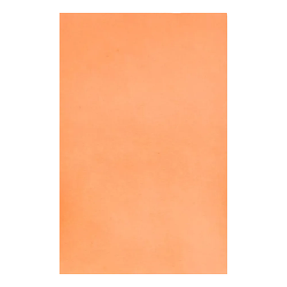 Een eenvoudige, egaal oranje achtergrond met structuur, die doet denken aan het AMPri Dental Kreppauflage Tray-filterpapier van AMPri Handelsgesellschaft mbH dat bij tandheelkundige behandelingen wordt gebruikt, vult het gehele beeld.