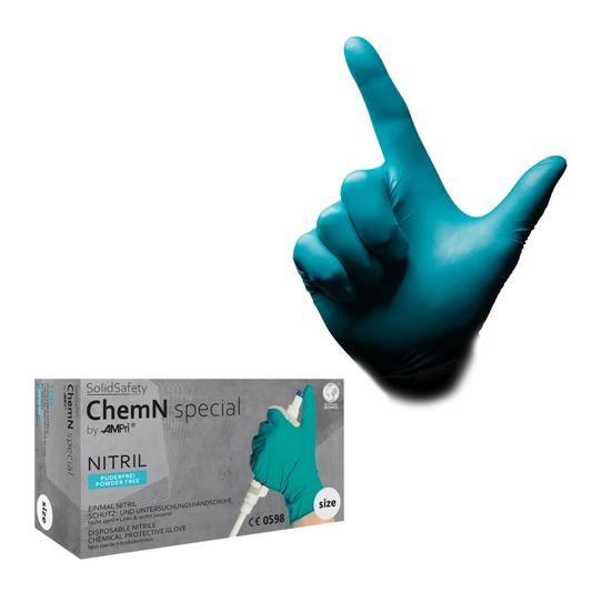 Ampri vaste effecten chemn Special Nitril chemische beschermingshandschoenen S - XXL