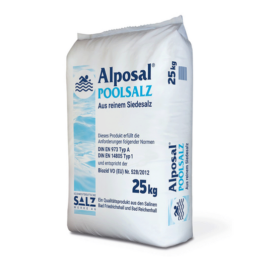 Alpose Pool Salt Pure Salt bouillant 99,9% | Sac (25 kg)