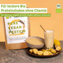 Banane en poudre protéinée vegan bio sans soja