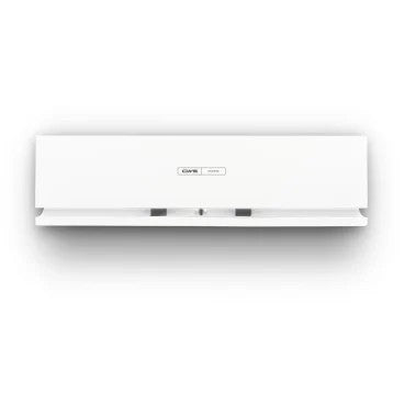 Het CWS frontpaneel voor geurverspreider Air Bar van CWS kenmerkt zich door een minimalistisch, rechthoekig wit ontwerp en is geïsoleerd afgebeeld op een eenvoudige witte achtergrond. De moderne uitstraling wordt aangevuld door een slank displaypaneel dat moeiteloos aan de muur kan worden bevestigd.