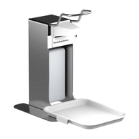 Le bac d'égouttage CWS pour desiTop (1 pièce) est un bac d'égouttage blanc de la marque CWS, conçu pour la salle de bains ou à placer à côté du lavabo desiTop. Idéal sous un distributeur de désinfectant mural en métal, muni d'un levier et d'un flacon rechargeable. Étiquette : « Désinfection des mains ».