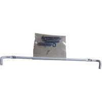 De CWS-wandbevestiging voor prullenbakken (1 stuk) van CWS is een ruimtebesparende metalen stang met gebogen uiteinden, voorzien van schroeven, pluggen en sluitringen voor het bevestigen van een prullenbak aan de muur.