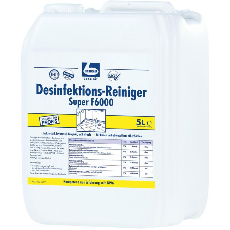 Dr. Becher Desinfectie Cleaner Super F6000