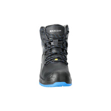 Bottes de sécurité S3 à lacets Bottes de sécurité Chaussures de sécurité S3, noir/bleu grain