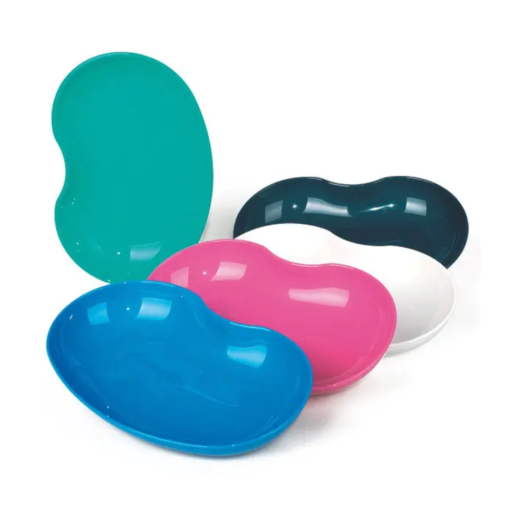 Un bol universel bleu moyen de Servoprax GmbH, fabriqué en plastique alimentaire et autoclavable, est illustré sur un fond blanc. L'emballage contient 1 pièce.