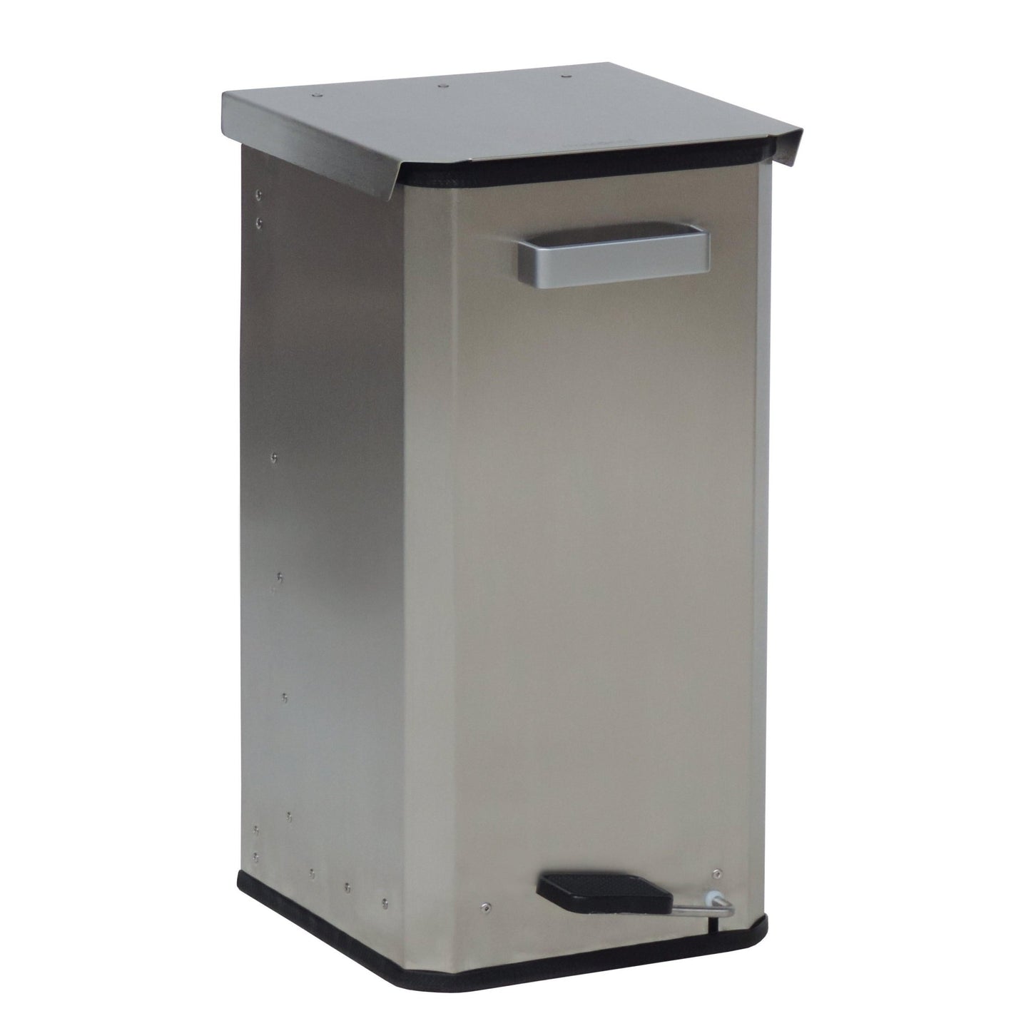 La poubelle fermée Novocal en acier inoxydable (40 L) avec pédale est idéale pour les foyers modernes. Le design élégant avec une pédale noire et une poignée avant s'intègre parfaitement dans n'importe quel environnement. Emballage : 1 pièce.