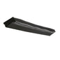 La LÈVRE DE CAOUTCHOUC CELLULAIRE DE REMPLACEMENT NOIRE, FENDUE 420x20x22MM de Haug Bürsten KG est une manchette en mousse rectangulaire noire fendue avec une couture ouverte, idéale pour l'isolation de tuyaux ou de canaux.