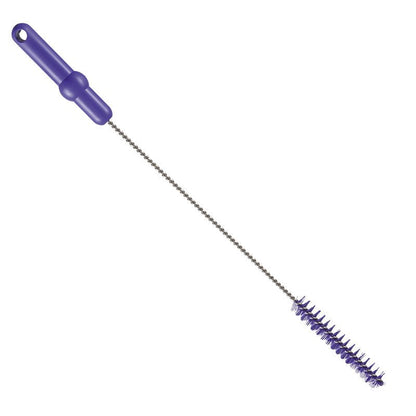 De ROHRBÜRSTE, ø 0,50MM HART 500Xø 20MM van Haug Bürsten KG heeft een duurzame borstelkop en een stevige handgreep - ideaal voor het reinigen van flessen of smalle containers en perfect voor een effectieve buisreiniging.
