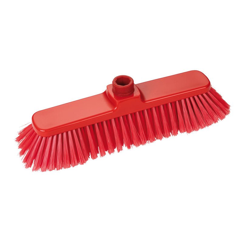 Le BALAI, DOUX 280X50X55MM de Haug Bürsten KG dispose de poils synthétiques doux et d'un trou fileté pour la fixation du manche. Son design rectangulaire permet un nettoyage efficace, ce qui le rend idéal pour le nettoyage domestique sur plusieurs surfaces.