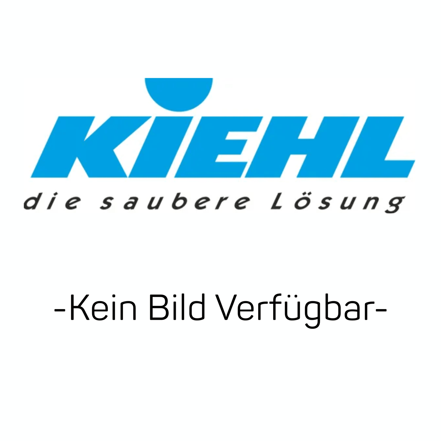 L'image montre le logo bleu de Johannes Kiehl KG avec le slogan "la solution propre". En dessous, il est écrit "-Aucune image disponible-" pour des produits comme Kiehl Sprüher Booster sans aérosol, levier court, emballage (6 pièces) sans image.