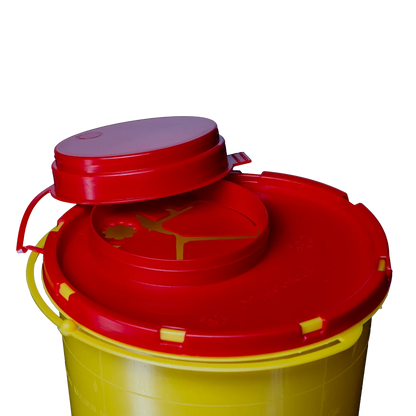 Boîte à déchets pour canules CP 0,6 L | Paquet (1 pièce)