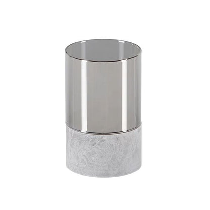 Papstar Bougie LED Securit® Ø 8 cm grise "Gracia"