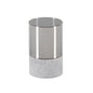 Papstar Bougie LED Securit® Ø 8 cm grise "Gracia"