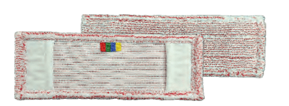 ARCORA Edition Line MF-dweilhoes gemêleerd rood-wit