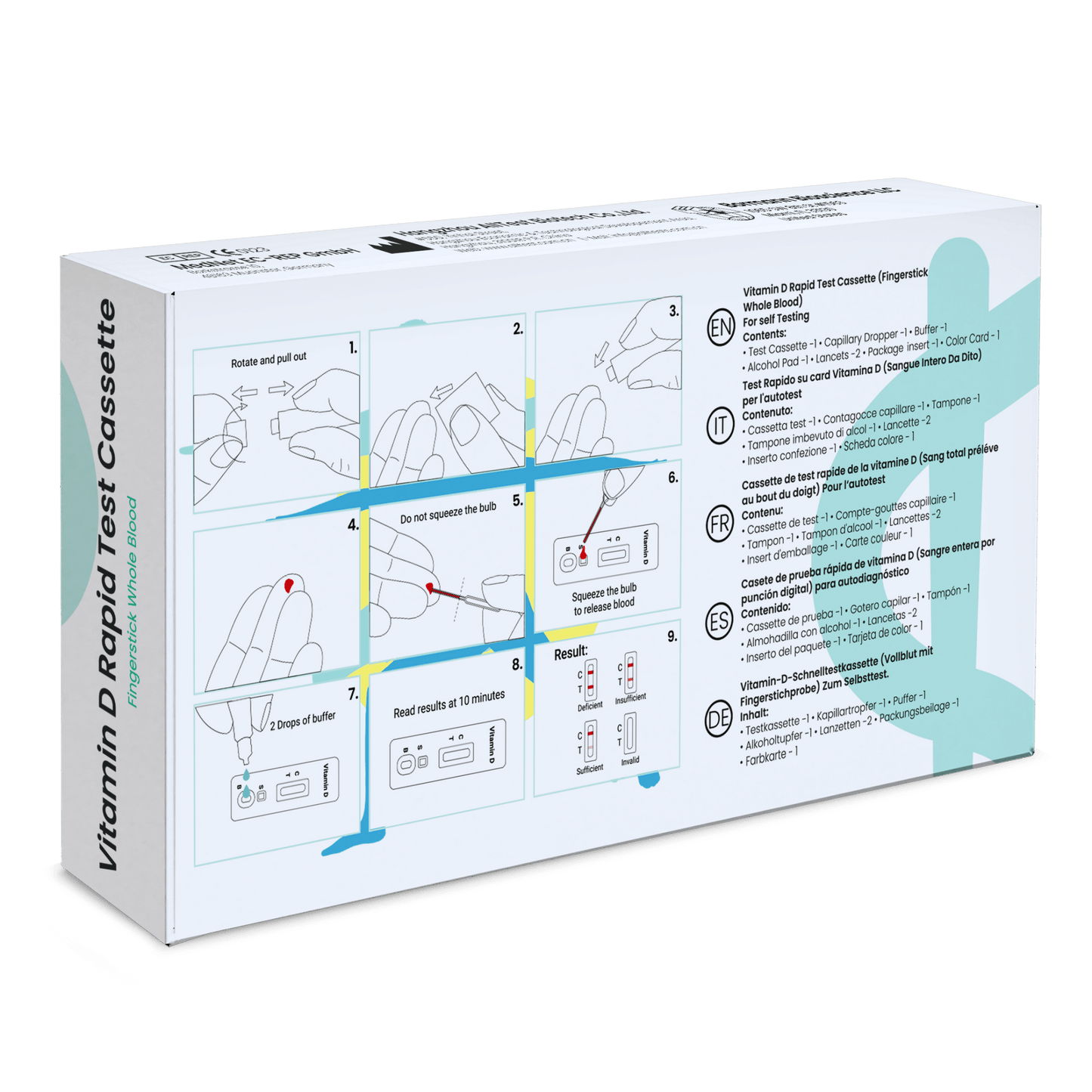 Alle testvitamine-D-testkit Rapid Quick Test | 1 stuk