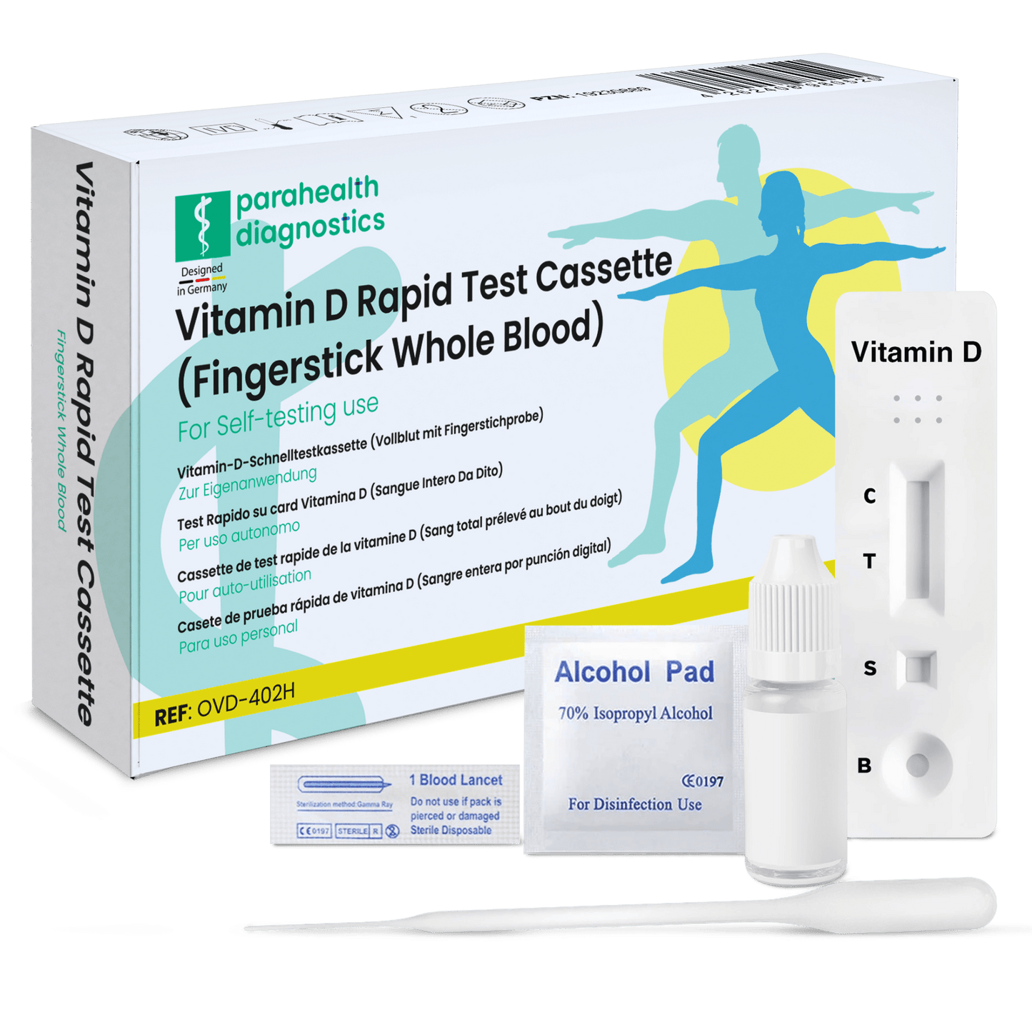 Alle testvitamine-D-testkit Rapid Quick Test | 1 stuk