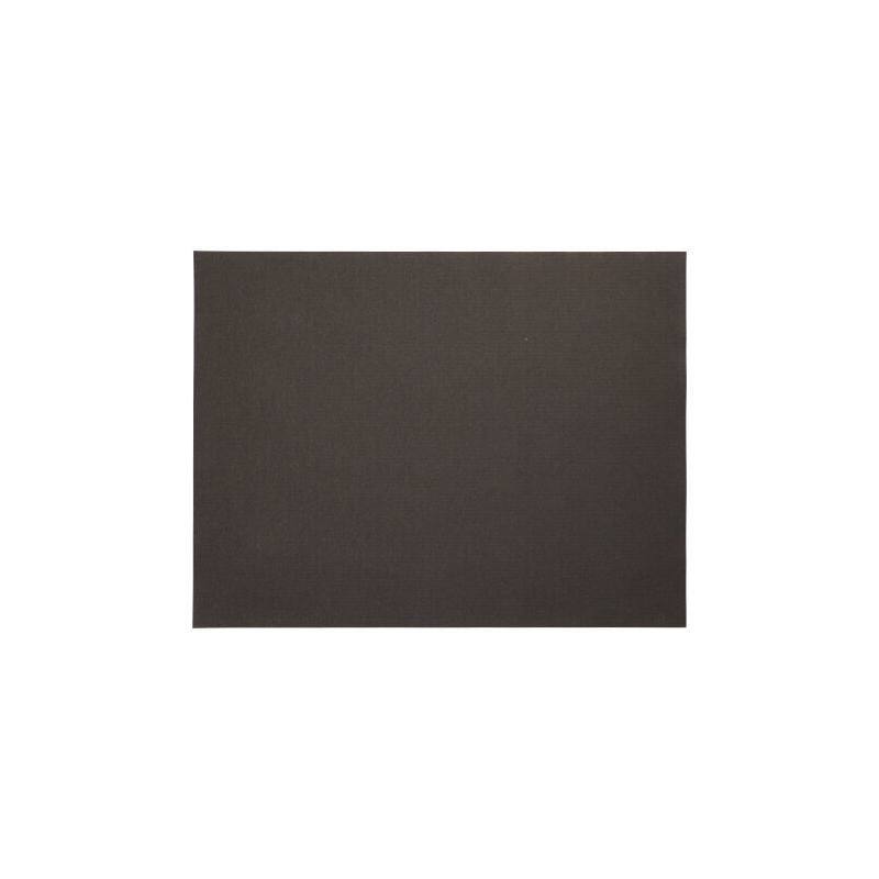 Un set de table rectangulaire marron foncé PAPSTAR 100, papier 30 cm x 40 cm de la société PAPSTAR GmbH est placé au centre sur un fond blanc. Le set de table en papier écologique a une surface lisse et sans motif.