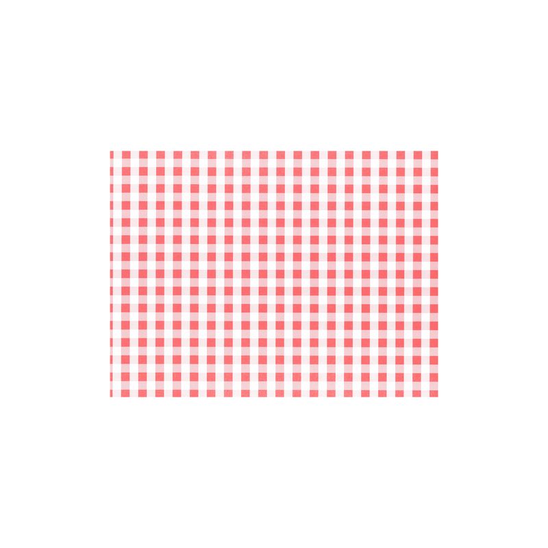 Les 100 sets de table de la société PAPSTAR de la société PAPSTAR GmbH sont des sets de table en papier écologiques (30 x 40 cm) avec un motif à carreaux rouges et blancs avec des carrés uniformément répartis sur fond blanc.