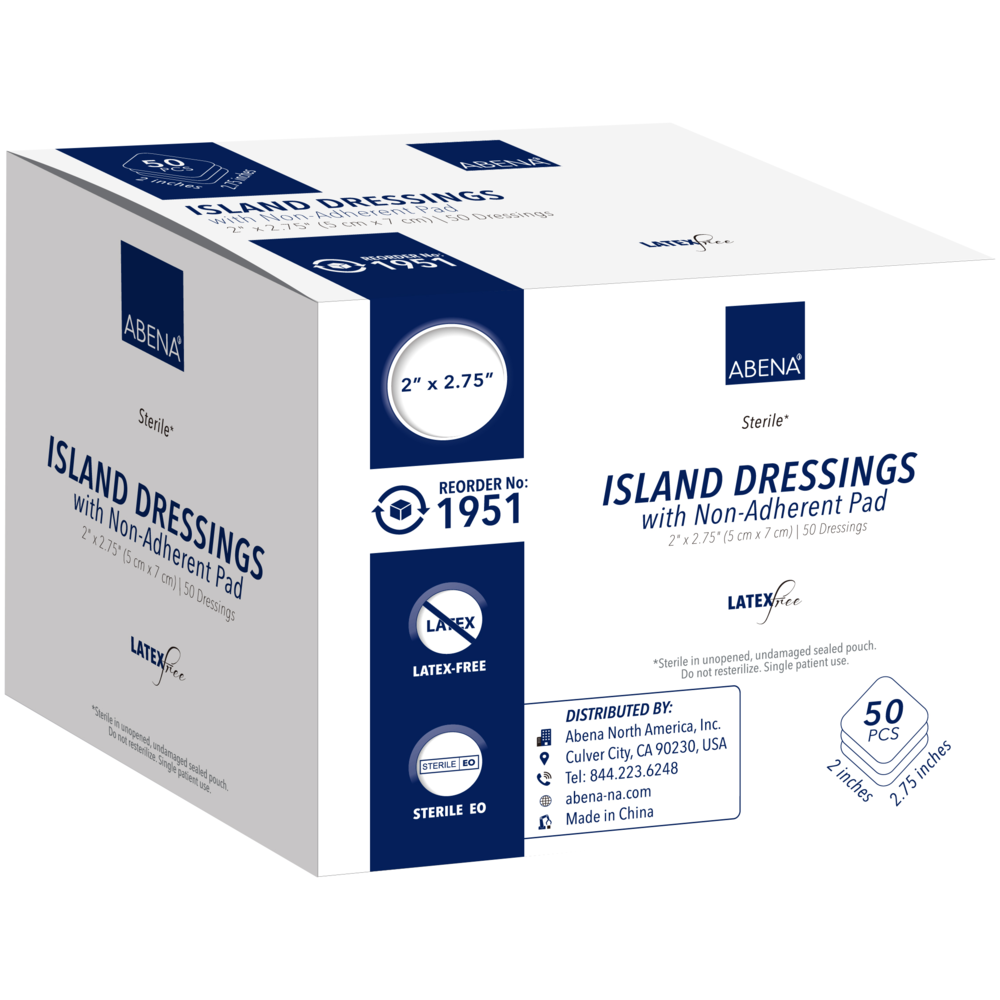 Een transparante rol van 10 Abena Re-Seller GmbH afvalzakken 120 L met trekkoord (700x1010mm, 55 my), met product- en verkopersinformatie op de verpakking, vergelijkbaar met medische verbanddozen.