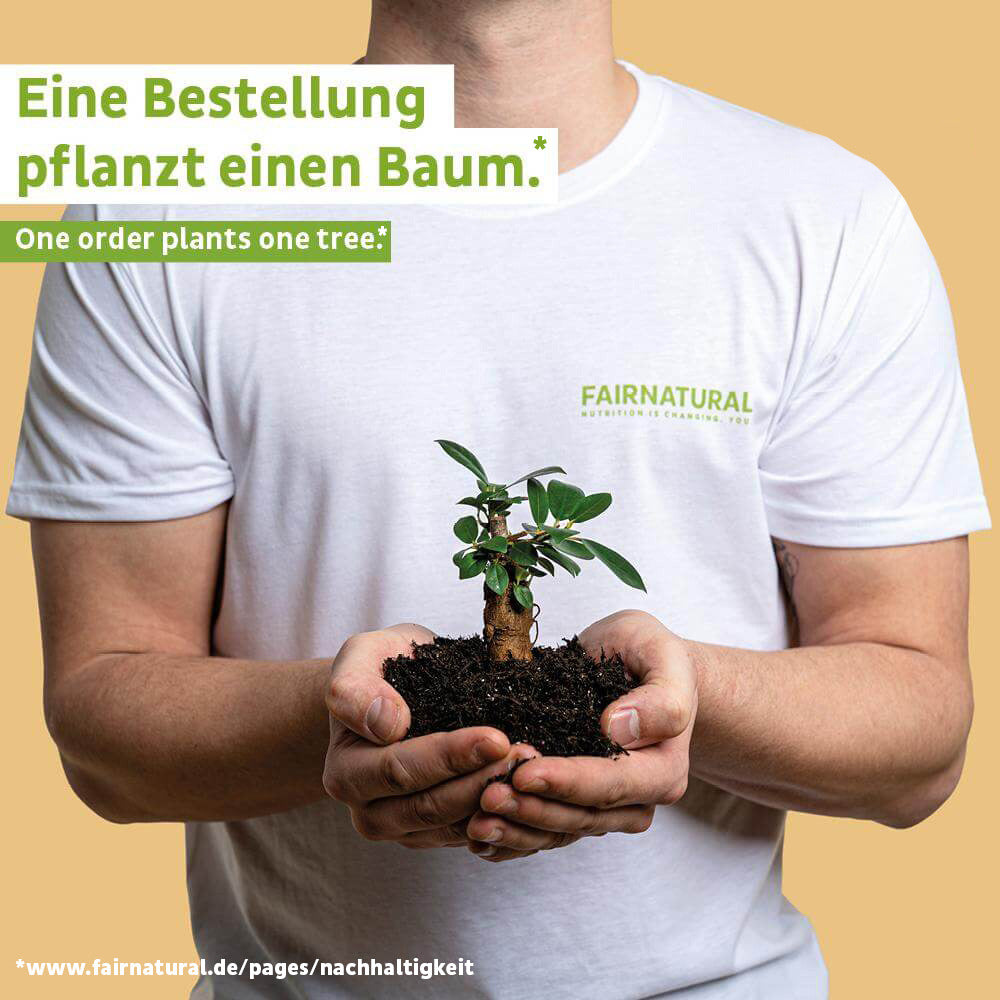 Biologische weiproteïnepoeder banaan