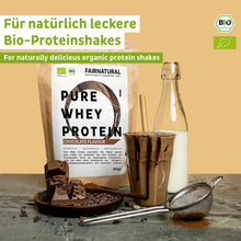 Chocolat en poudre de protéines de lactosérum biologique