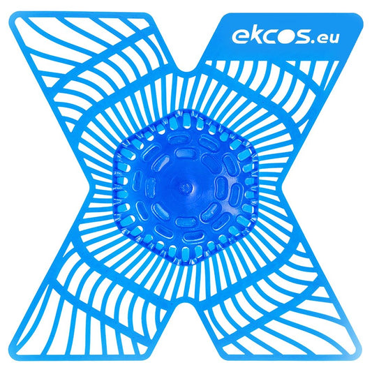ëkcos xcrën puck Urinalsieb, Duft fresh, bis 30 Tage blau
