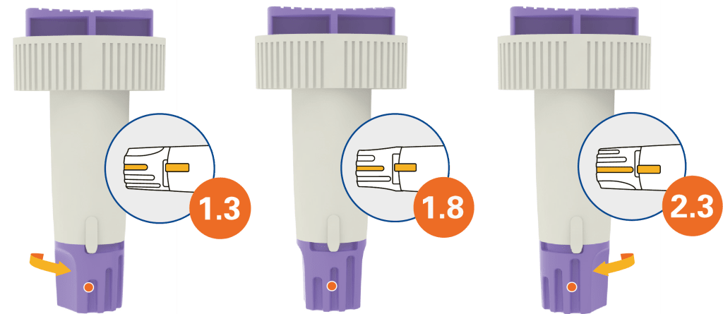 Lancettes de sécurité Alphacheck TRI 23G | Paquet (100 pièces)