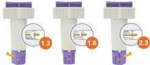 Alphacheck TRI veiligheidslancetten 23G | Pak (100 stuks)