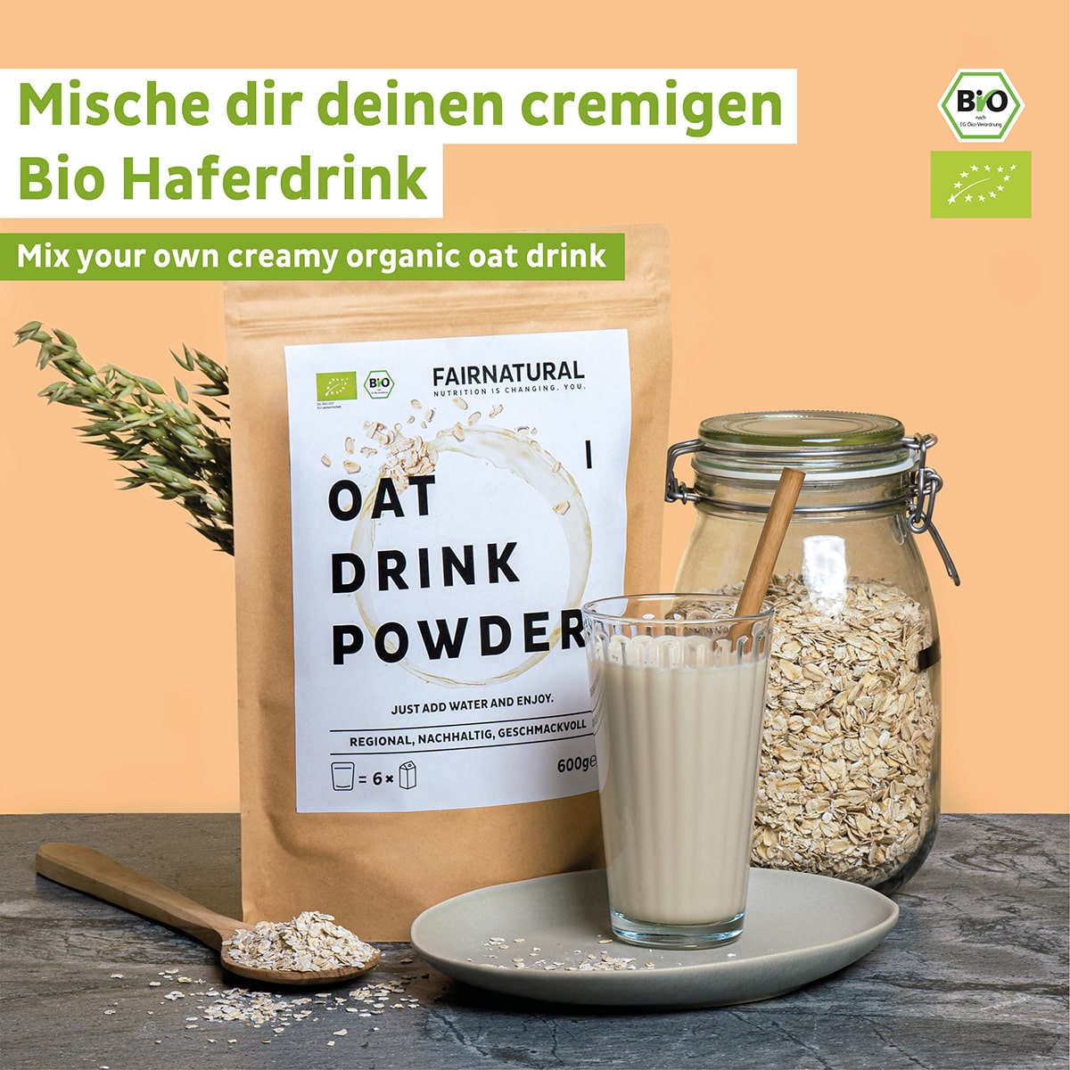 Biologisch havermelkpoeder