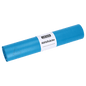 Deiss afvalzakken van gerecycled LDPE, type 70, 120 liter, 700x1100 mm, blauw | Rol (25 stuks)