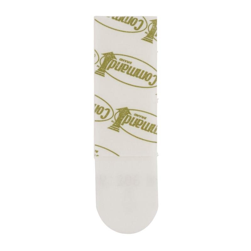 De kleine witte Command™ Bilder-Montage Strips S 17202 van 3M Deutschland GmbH bieden kleefvrije ophanging zonder boren. Met praktische, afneembare tab en opvallend merkelogo zijn ze ideaal voor eenvoudige wandmontage.