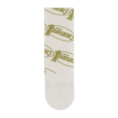 De kleine witte Command™ Bilder-Montage Strips S 17202 van 3M Deutschland GmbH bieden kleefvrije ophanging zonder boren. Met praktische, afneembare tab en opvallend merkelogo zijn ze ideaal voor eenvoudige wandmontage.