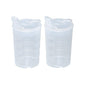 Le gobelet à bec melinip ECO de Helmut Schwarz GmbH se compose de deux gobelets doseurs transparents avec couvercle à pression, des graduations claires de 25 ml à 200 ml et des becs verseurs pliants de 4 mm ; parfait pour une utilisation précise dans les hôpitaux ou les cabinets médicaux. Livré en paquet de 10.