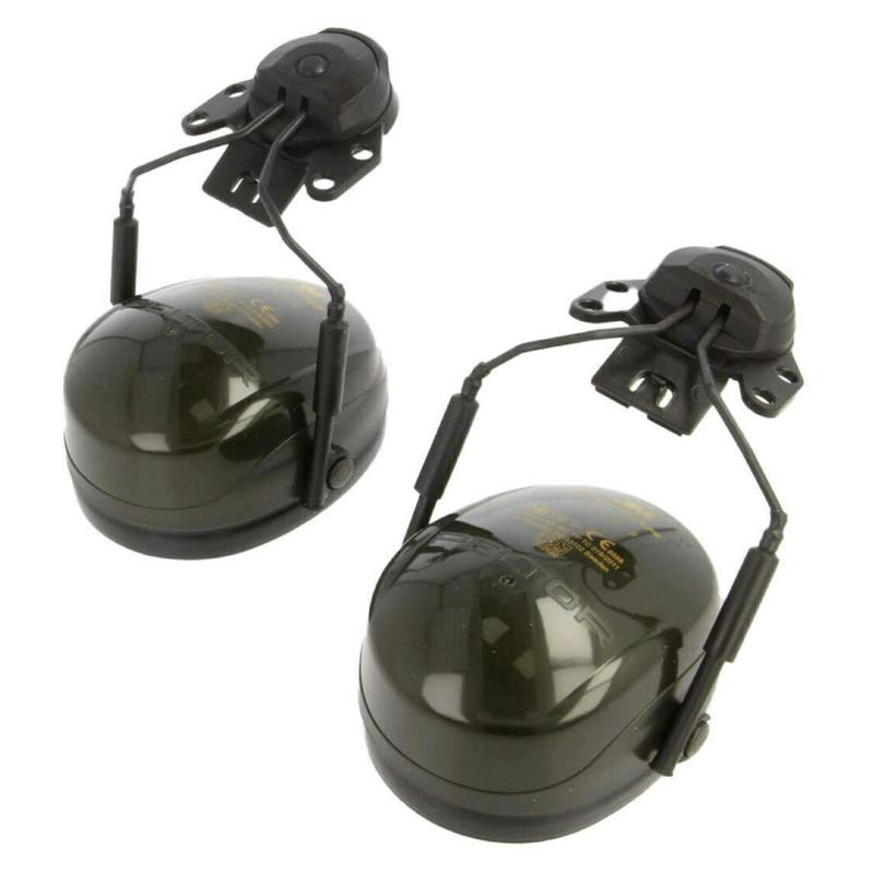 3M™ PELTOR™ Optime™ II oorkappen, groen, helmbevestiging, H520P3E-410-GQ-01 | Pak (1 stuk)