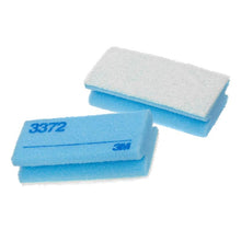 Éponge de nettoyage 3M™ Scotch-Brite™ 3372, bleue/blanche, 70 mm x 150 mm, 10 x 10 pièces/caisse | Paquet (10 pièces)