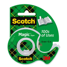 Scotch® Magic™ plakband Clipstrip, koele kleuren, 19 mm x 19 m, 2 x 12 rollen | Pak (1 rol)