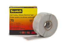 Scotch® 70 Siliconenrubbertape Zelfsmeltend Lichtgrijs 25 mm x 9 m 0,3 mm | Pak (1 rol)