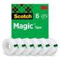 Scotch® Magic™ onzichtbare tape 8-1933-6/5S, 19 mm x 33 m, 6 rollen/pak | Pak (6 rollen)