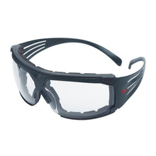3M™ SecureFit™ 600 veiligheidsbril, grijze veren, schuimframe, Scotchgard™ anticondens-/antikrascoating (K&N), heldere lens, SF601SGAF/FI-EU | Pak (1 stuk)